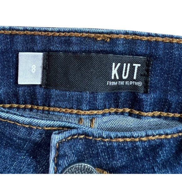 Kut From The Kloth Women Jeans High Rise Natalie Fab AB Bootcut Blue Size 8 - Picture 5 of 15